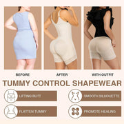 Open-Bust Seamless Body Shaper Faja Post Surgery