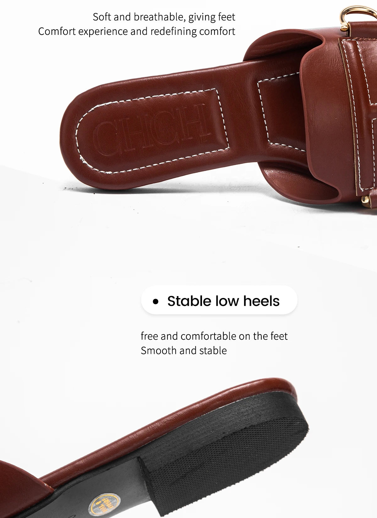 Summer Mule Slippers - Women's Lightweight Microfiber Style