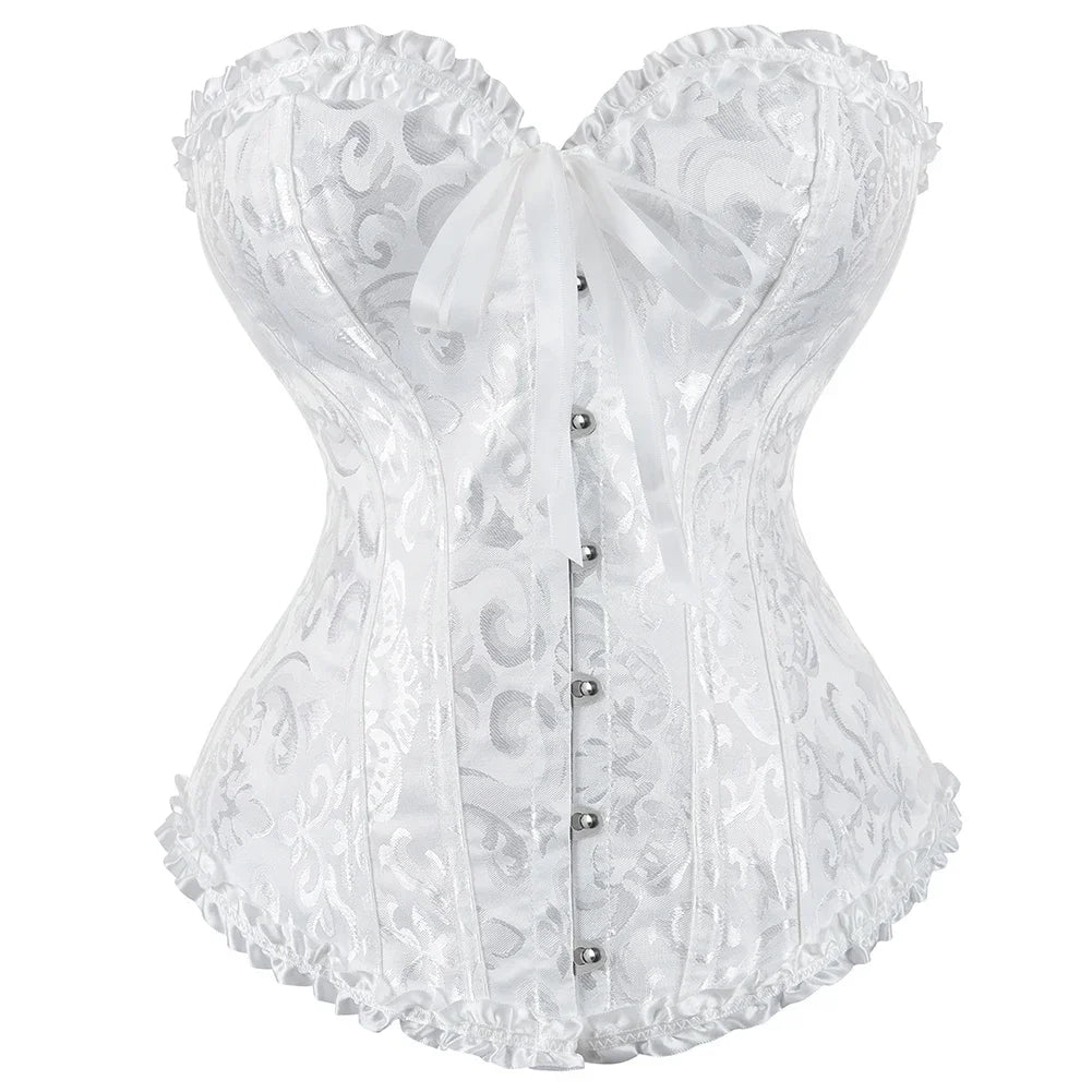 Victorian Lace-Up Corset Bustier | OWNLUXE