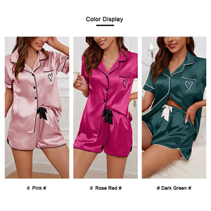Heart Embroidered Lounge Set