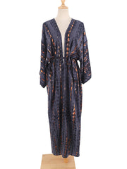 Tie-Dye Printed Boho Swim Cover-Up | OWNLUXE