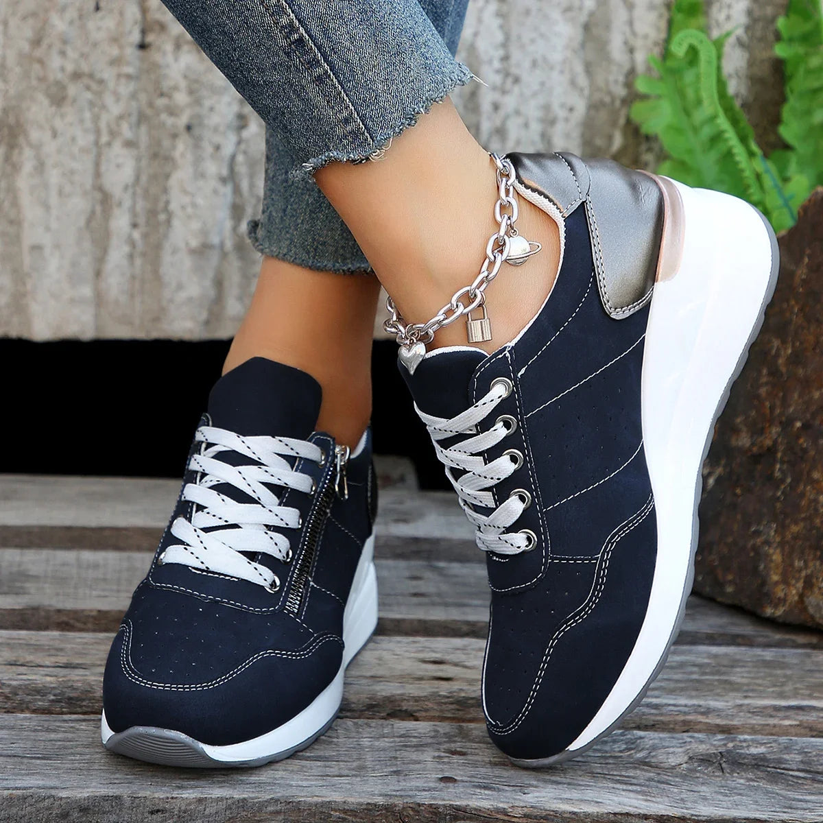 Spring Autumn Shoes Woman Trend Wedge Platform Casual | OWNLUXE