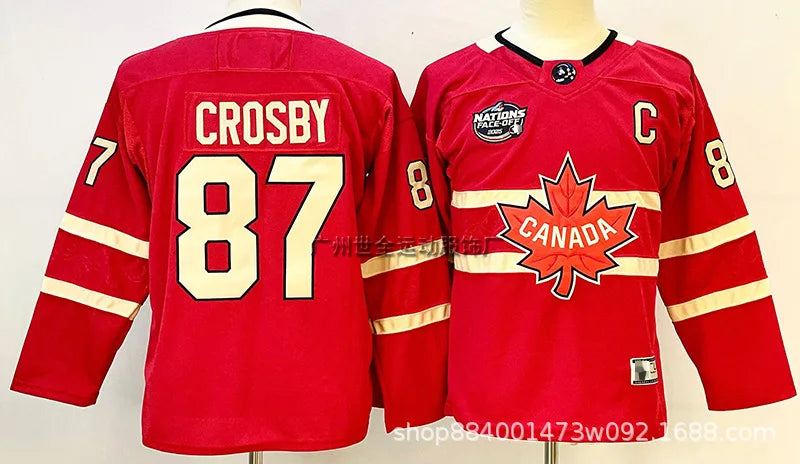 Canada Team Ice Hockey Jersey – Embroidered Training Uniform