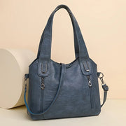 Spacious Leather Removable-Strap Crossbody Bag | OWNLUXE