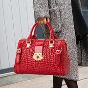 Genuine Leather Boston Bag | OWNLUXE