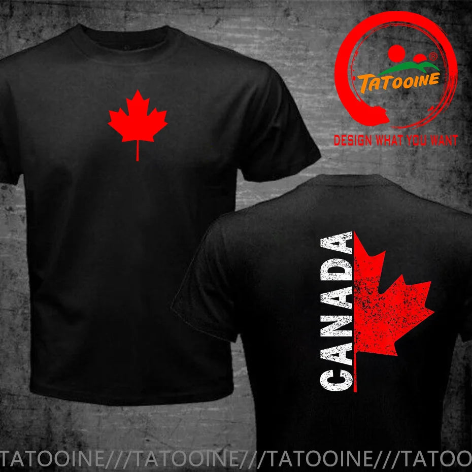 Canada Day Graphic T-Shirt | Maple Leaf & Flag Tee | OWNLUXE