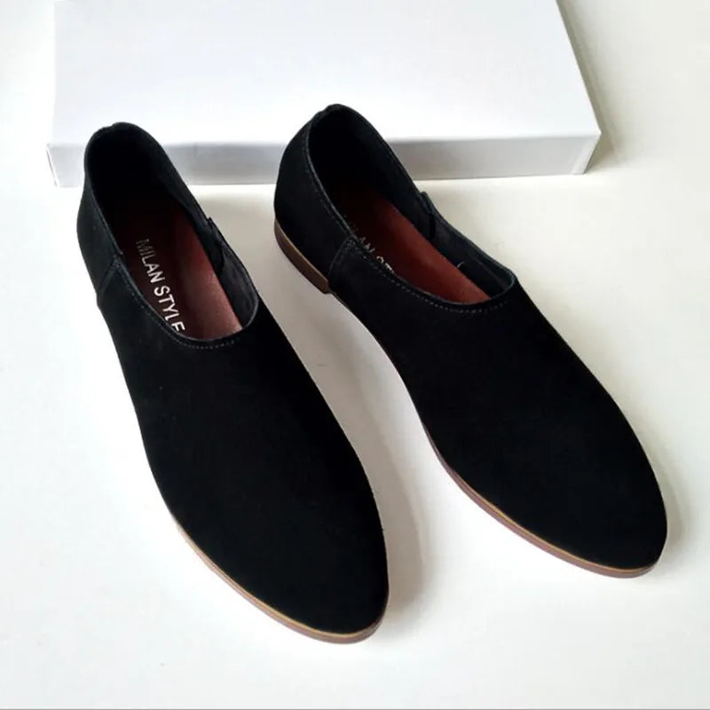 Women's Pointed Toe Leather Loafers – Shop at OWNLUXE