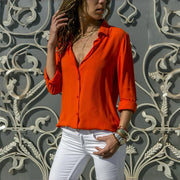 Long-Sleeve Oversized Blouse | OWNLUXE