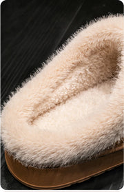 Women’s Fluffy Winter Indoor Slippers with Thick EVA Sole