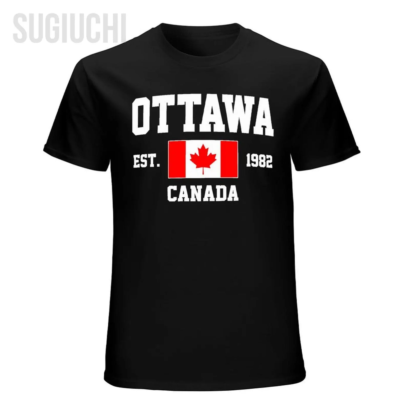 100% Cotton Canada Flag T-Shirt - Unisex Casual Tee