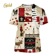 I Love Canada Flag Graphic T Shirt For Men Clothing T-Shirt | OWNLUXE