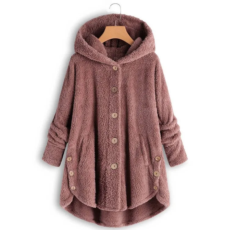Pleated Printed Long-Sleeve Coat | OWNLUXE