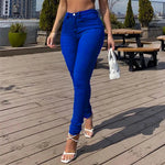 Load image into Gallery viewer, ✨ Women’s Mid-Rise Skinny Jeans – Stylish Comfort for Every Season ✨ ✨ Jean skinny taille mi-haute pour femme – Confort stylé pour toutes saisons ✨
