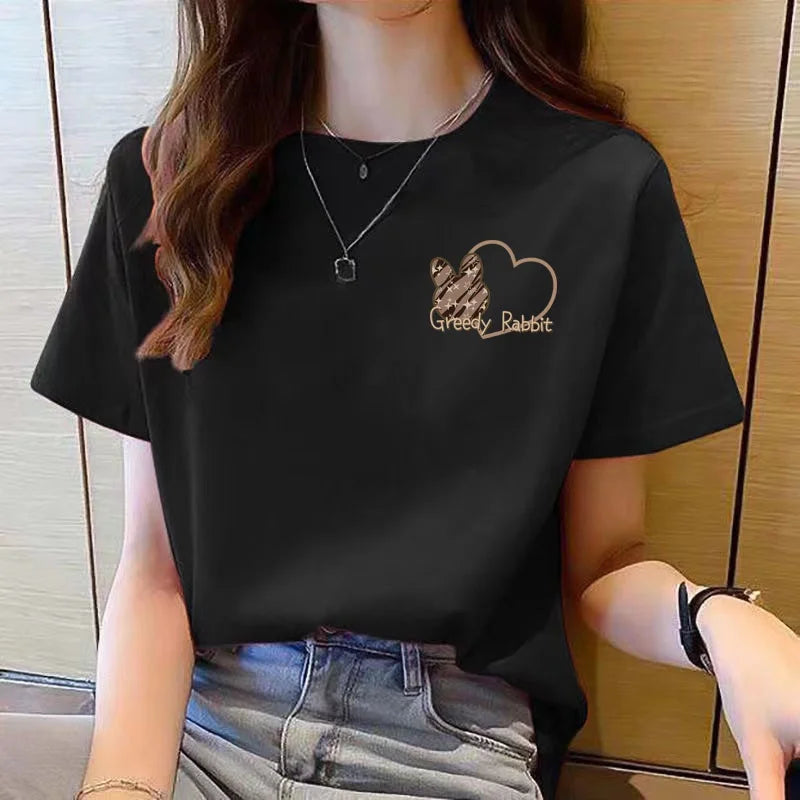 Women's Short Sleeve Round Neck T-Shirt – Shop at OWNLUXE
