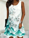 Women's Sleeveless Floral Mini Dress | OWNLUXE