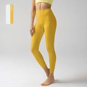 High-Waist Running Yoga Naked-Feel Leggings | OWNLUXE