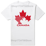 Team Canada Retro 80's Hockey Logo T-Shirt – Vintage Cotton Tee