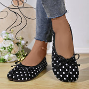 Soft Split Toe Tabi Ballet Flats Women Bowknot Leather | OWNLUXE