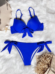 Bow Push-Up Tankini Set | OWNLUXE