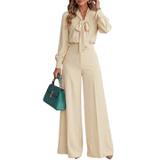 Women's Wide Leg Long Sleeve Pants | OWNLUXE