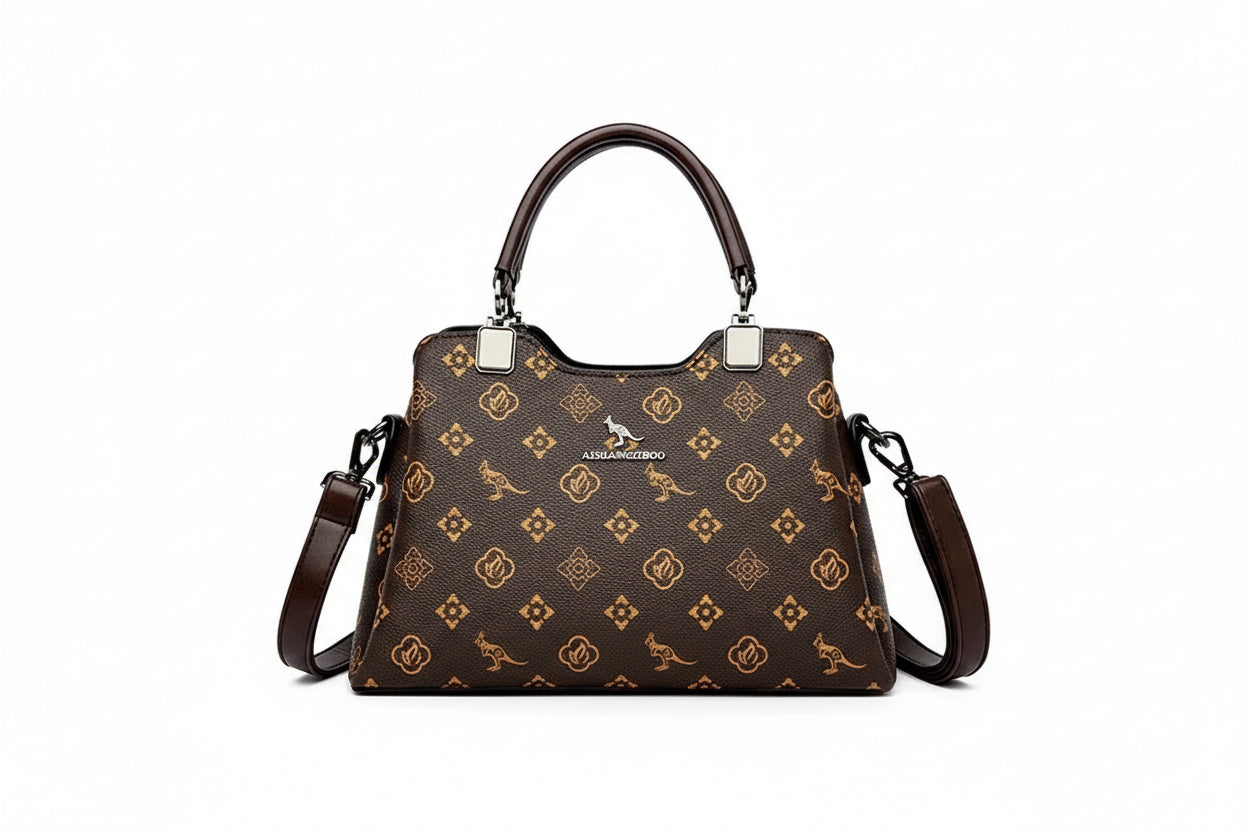 Animal Print Large Capacity Tote Bag - Soft Leather Crossbody | OWNLUXE