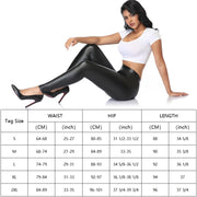 Faux Leather Skinny Push-Up Leggings | OWNLUXE