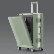 Front-Opening Carry-On Spinner with Laptop Compartment