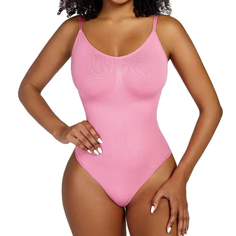 Thong Compression Crotchless Tummy-Control Jumpsuit | OWNLUXE