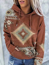 Women's Long-Sleeve Casual Printed Hoodie | OWNLUXE