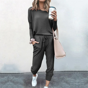Two-Piece Polyester Pajama Set (Beige) – Shop at OWNLUXE