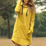 Load image into Gallery viewer, Casual Women&#39;s X-Long Hooded Pullover Hoodie
