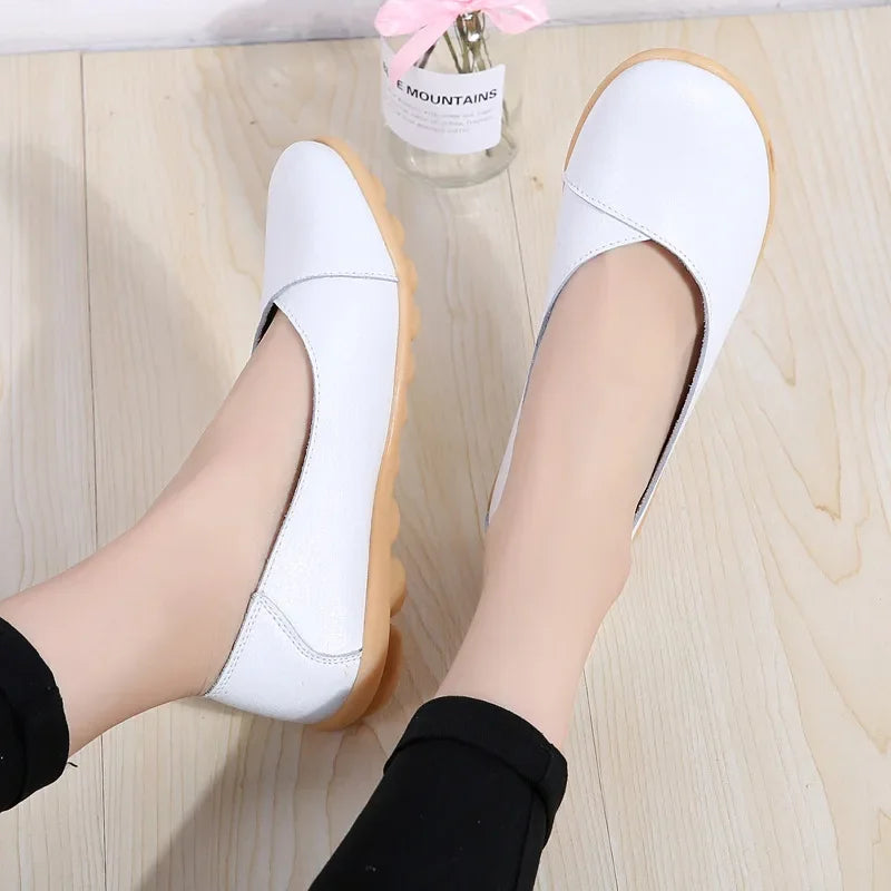 Women's Genuine Leather Loafers | OWNLUXE