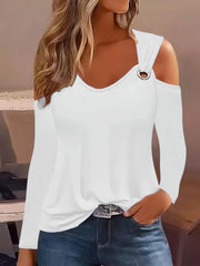 Women's V-Neck Plus Size T-Shirt | OWNLUXE