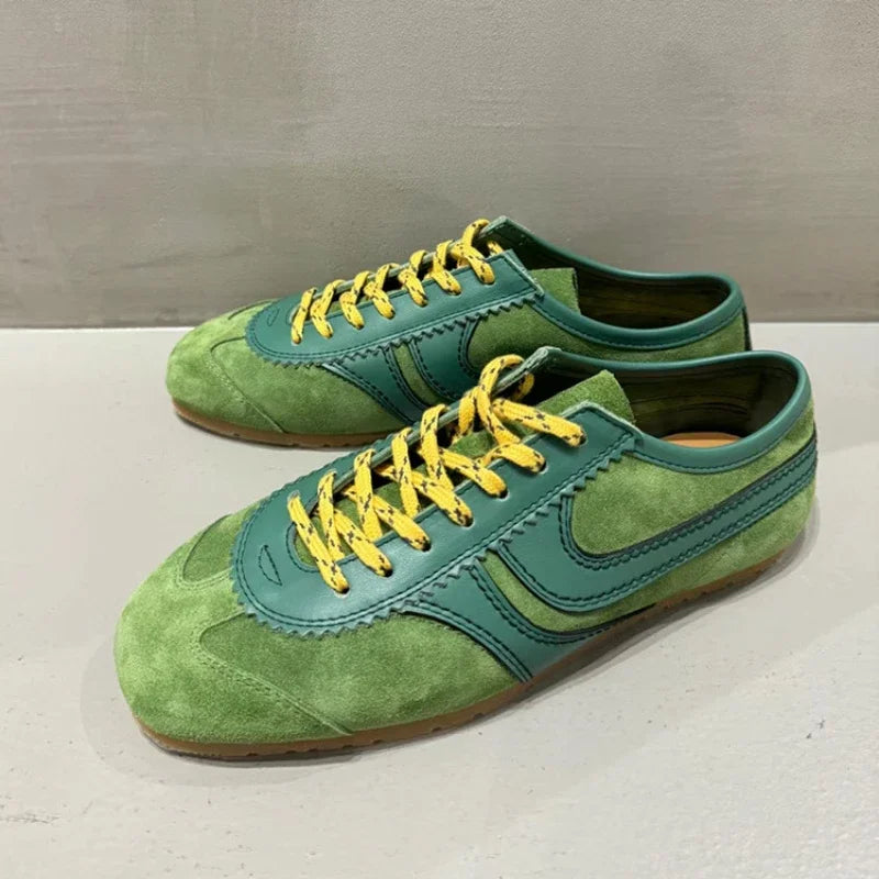 Women's Leather Sneakers Forrest – Shop at OWNLUXE