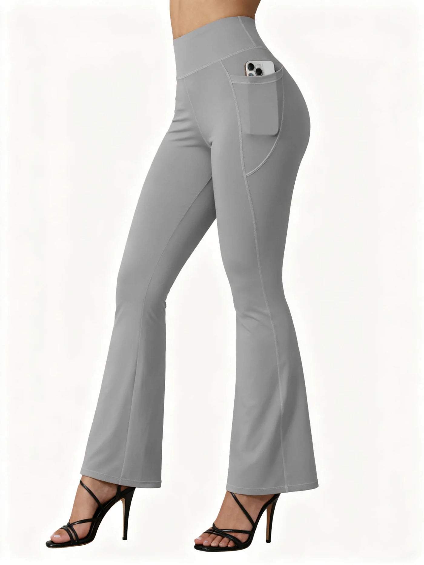 High-Waist Flared Yoga Butt-Lifting Leggings | OWNLUXE