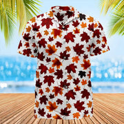 Maple Leaf Hawaiian Aloha Shirt – 3D Print Vintage Fit