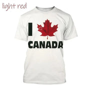 I Love Canada Flag Graphic T Shirt For Men Clothing T-Shirt | OWNLUXE