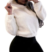 Relaxed-Fit Hooded Long-Sleeve Sweater | OWNLUXE