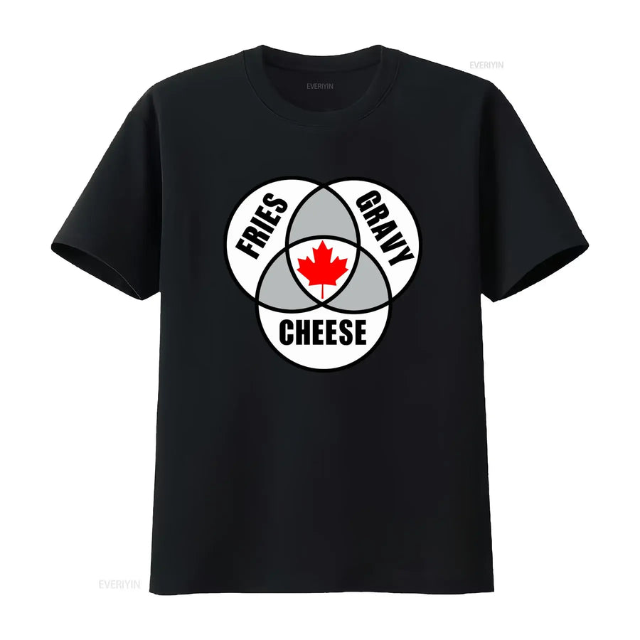 Canadian Poutine T-Shirt – Vintage Washed Maple Leaf Graphic Tee, S–6XL | OWNLUXE