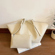 Large Capacity PU Leather Composite Bag Set - 2-in-1 Shoulder Handbag | OWNLUXE