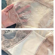 6-Piece Sheer Lace Bow Brief Set | OWNLUXE