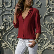Long-Sleeve Oversized Blouse | OWNLUXE