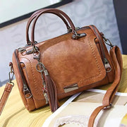 Women's Soft PU Boston Bag - Elegant Everyday Handbag