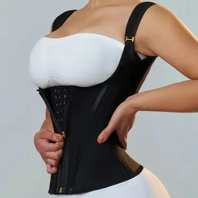 Colombian Waist Trainer Vest Body Shaper – Double Control