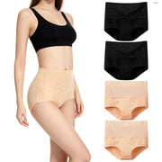 Women's High-Waist Tummy Control Cotton Briefs | Full Coverage | OWNLUXE