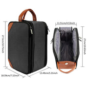PU Leather Cosmetic Case – Multi‑Compartment Organizer