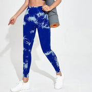 Hip Lifting Seamless Fitness Gym Leggings Tie-dye Yoga | OWNLUXE