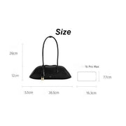 PU Leather Boston Bag | OWNLUXE