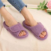 Women’s Fuzzy Orthopedic House Slippers with Arch Support