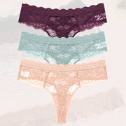 3-Piece Lace Thong Set | OWNLUXE